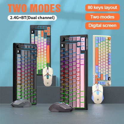 K920 USB Wired Game Keyboard Mouse Set Illuminated Desktop/Laptop Home Office Female Male Keyboard