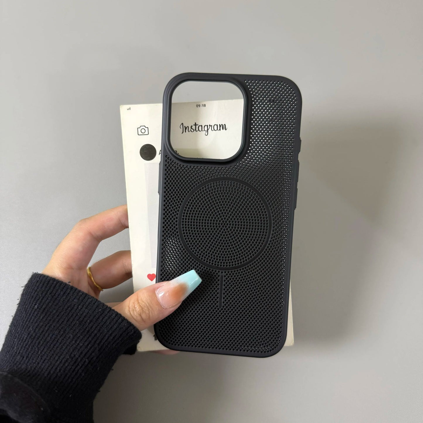 Summer Dopamine Colourway Breathable Case for iPhone 11 12 13 14 15 16 17 Pro Max Plus Ultra Thin Magnetic Charging Hard Cover