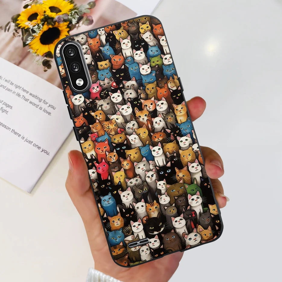 For LG K22 2020 Case LM-K200 New Fashion Painted Cover Shockproof Phone Case For LG K22 K 22 LGK22 Soft Fundas 6.2'' Coque Shell