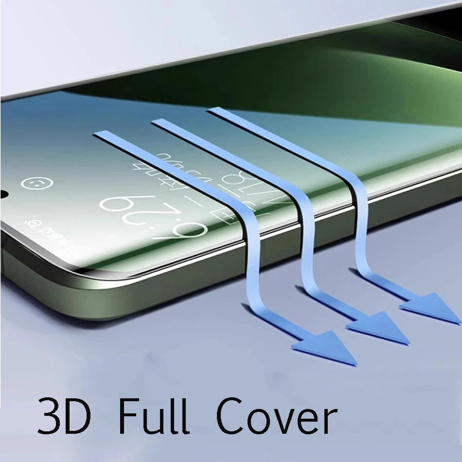 3D Curved Screen Protector For Infinix hot 60pro plus Tempered glass film Shockproof Anti-Scratch hot60pro+ Soft fiber lens film