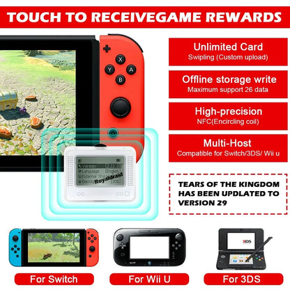 NEW Improve Gaming Experience Game Simulator Infinite Card Swipe Smart For Amiibo Emulator Universal For Switch 3DS Wii U Access