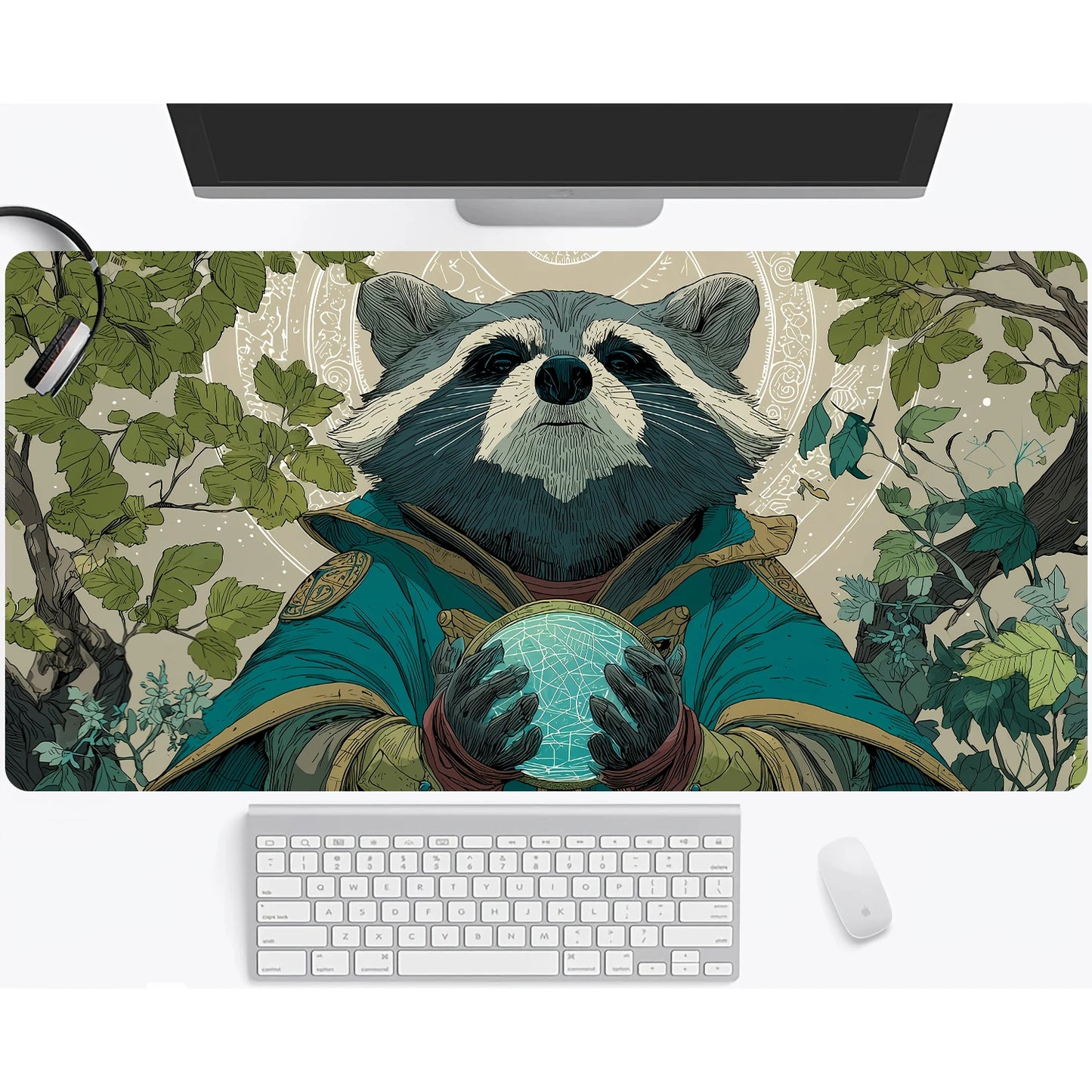 Magic playmat gathering gaming mats Frog Wizard theme anime desk mat Desk accessories 35X60cm mouse mat Raccoon tapete magic mtg