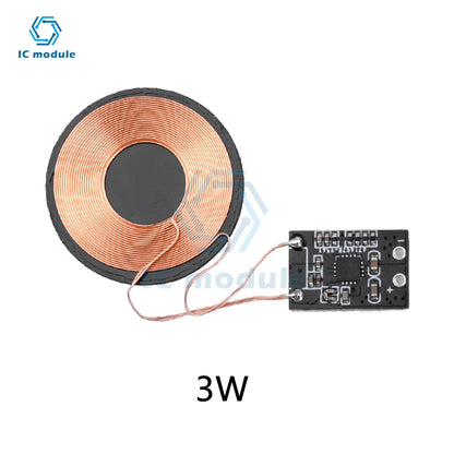 Lithium Battery Wireless Charging 3W/5W Wireless Charging Receiver Module Small Coil Wireless Charger Receiver Module Pcba Board