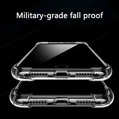 Thickened Airbag Shockproof Clear Soft Tpu Phone Case For Samsung Galaxy S24 Ultra S23 Transparent plus Back Cover S 24 23 cases