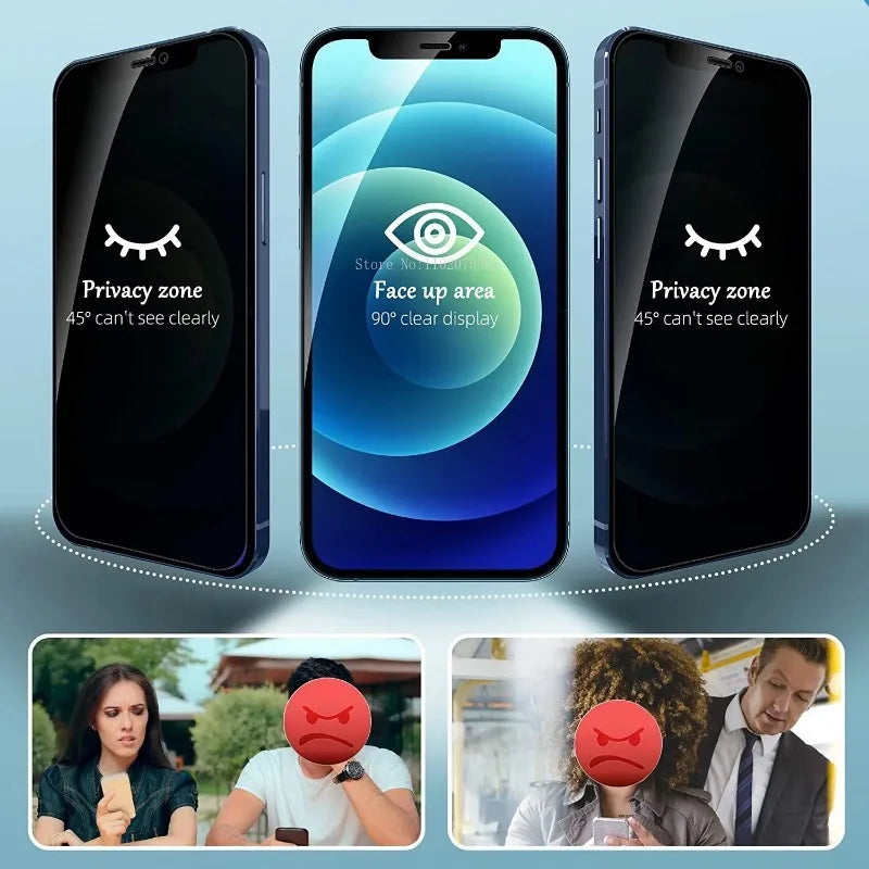 4Pcs Privacy Tempered Glass for Xiaomi 13T Pro 11T 13 Anti Spy Screen Protector for Xiaomi 11T Pro 12T 12T Pro Protective Glass