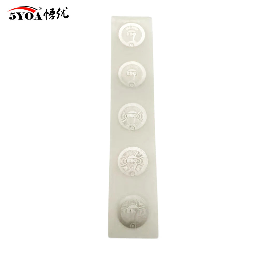 5YOA 13.56mhz CUID changeable S50 1K RFID Sticker Wet Inlay NFC tag Sector 0 Block 0 UID Rewritable NFC Andriod MCT Copy Clone