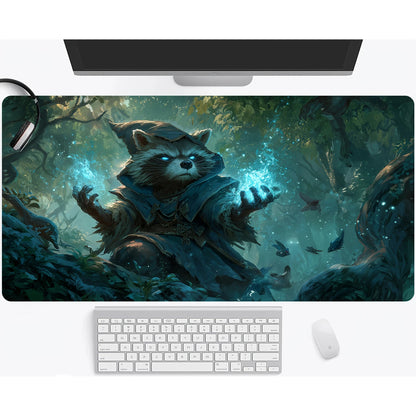 Magic playmat gathering gaming mats Frog Wizard theme anime desk mat Desk accessories 35X60cm mouse mat Raccoon tapete magic mtg