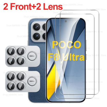 6in1 For Xiaomi Poco F8 Ultra Camera Film Tempered Glass PocoF8Ultra Poko Little F 8 Ultra F8Pro 5G Lens Screen Protective Glass