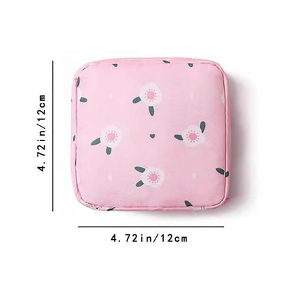 Waterproof, Large Capacity, Cute Storage Bag, Portable, Suitable for Storing Cosmetics, Earphones, Data Cables, Sanitary