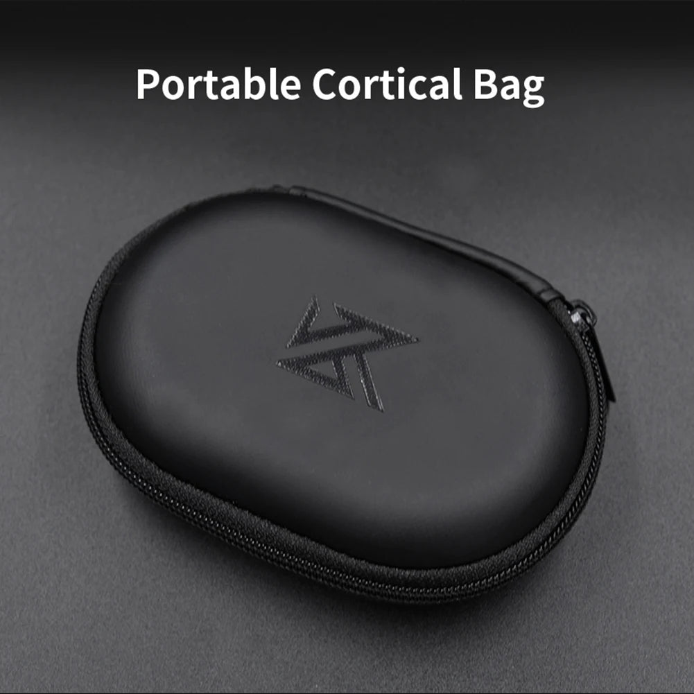 1-10Pcs Earphones Case PU Leather Storage Bag Headphones Portable Storage Box For KZ EDX Pro AS16 Pro Castor ZAR ZS10 Headset ﻿