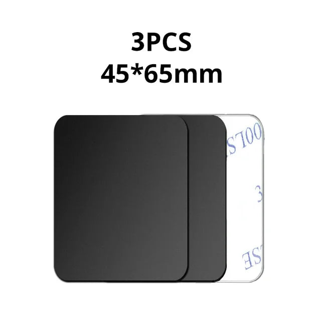 Magnetic Metal Plate Sticker Rings For Car Phone Holder Universal Iron Sheet Disk Sticker Mount Mobile Phone Holder Magnet Stand