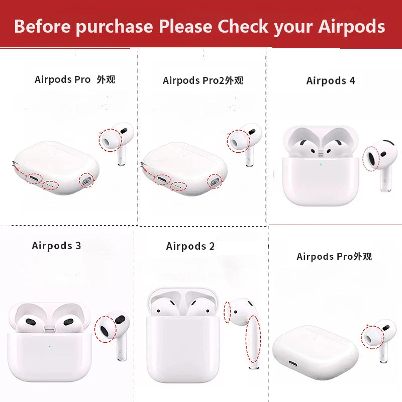 Case for AirPods pro3  TPU Headphone Cases Accessories Shockproof Cover Wireless Earbuds Full Protective Case for AirPods Pro 3