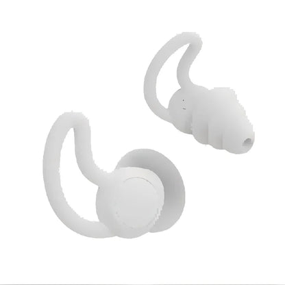 Soft Reusable 3 Layer Silicone Ear Plugs Noise Cancelling Sleep Ear Buds for Hearing Protection Comfortable Fit for Noise