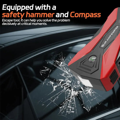Minus Two Portable Car Jump Starter,  Air Pump, Power Bank and Emergency Starting Booster