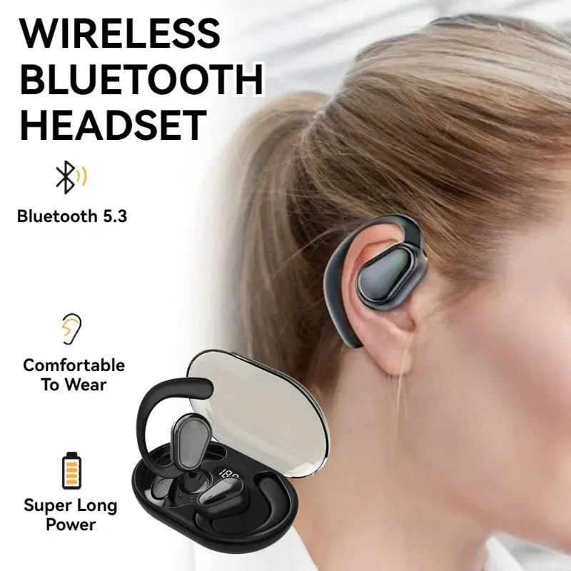 D88 OWS Bluetooth Earphones LED Display Sport Wireless Headphones with HD Mic Waterproof HiFi Stereo Wireless Earbuds For Xiaomi