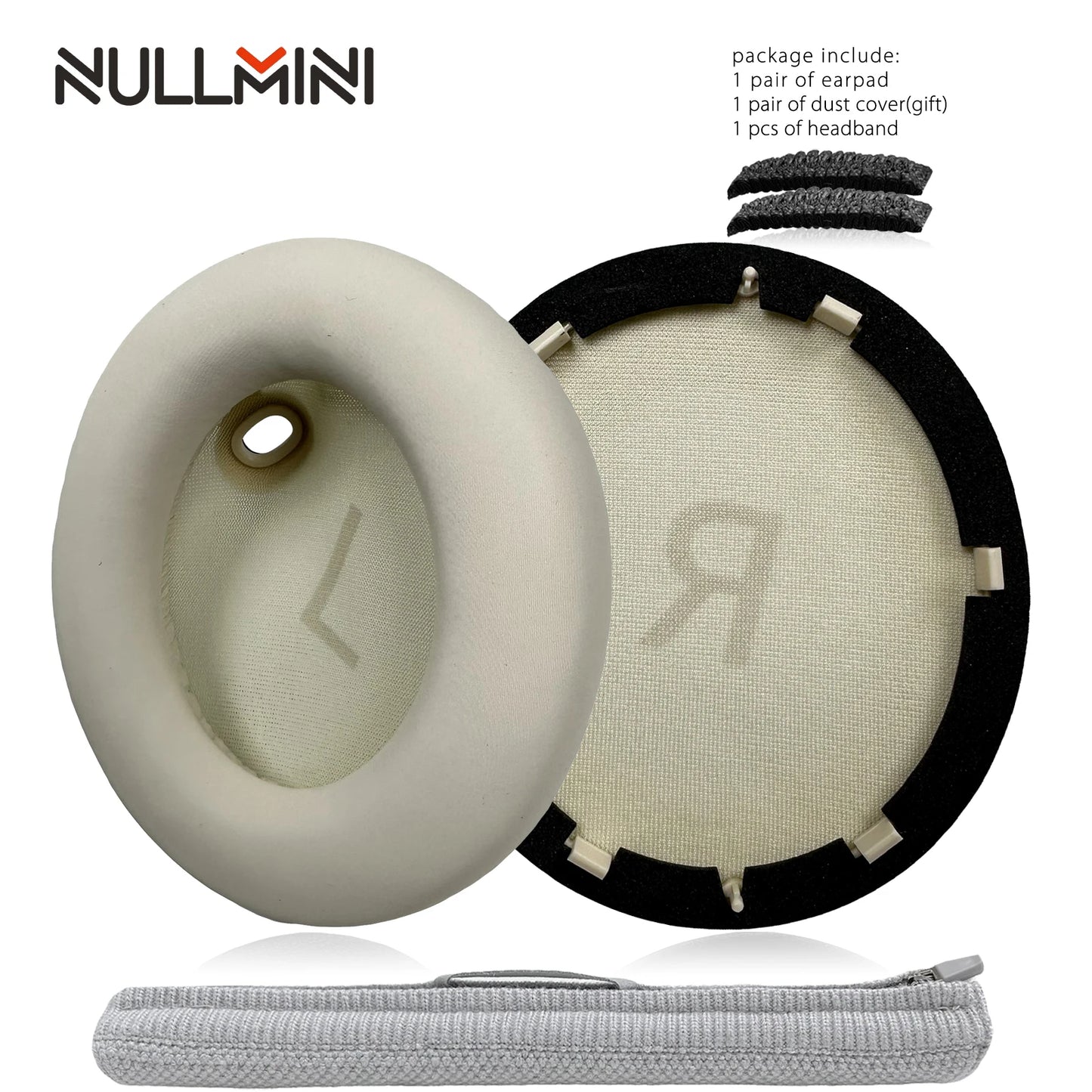 NullMini Replacement Earpads for Anker Soundcore Space One, S1, S-1 Headphones Headband Ear Cushion Earmuff Sleeve Headset