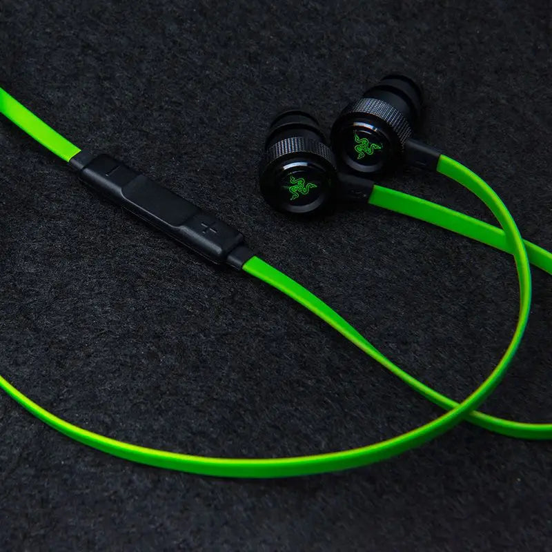 Razer HAMMERHEAD PRO V2 Headphones 3.5mm Wired Portable Stereo Music Bass In-Ear Sports Earphones with Mic Handsfree Call Phone