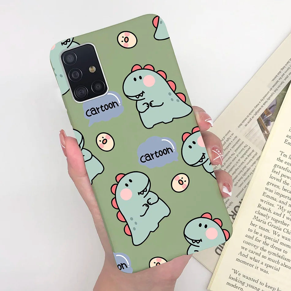 For Samsung Galaxy A51 Case Cover Soft Silicone TPU Bumper Phone Case for Samsung A31 A71 A515 A515F A 71 51 31 Coque Funda Capa