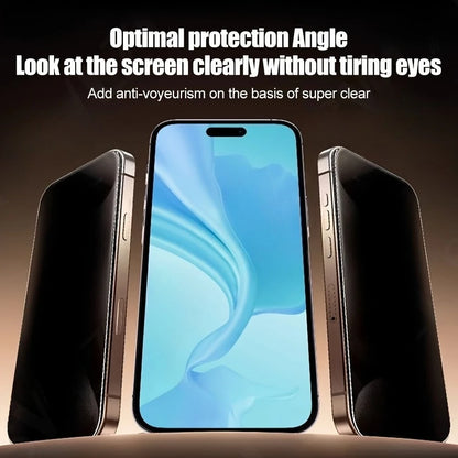 3Pcs Anti Spy Screen Protector for iPhone 17 16 15 14 Pro Max 16 15 Plus 13 12 11 Pro 17 Air XR XS Full Cover Protective Glass