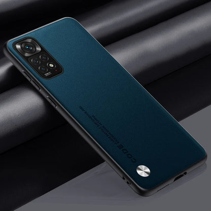 Luxury PU Leather Case For Xiaomi Redmi Note 11S 11 Pro Back Cover Matte Silicone Protection Phone Case For Redmi Note 11E Pro