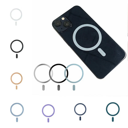 5/10Pcs Universal Metal Plate Ring for Magsafe Magnetic Wireless Charger Iron Sheet Sticker Car Phone Holder for IPhone 13 14 15