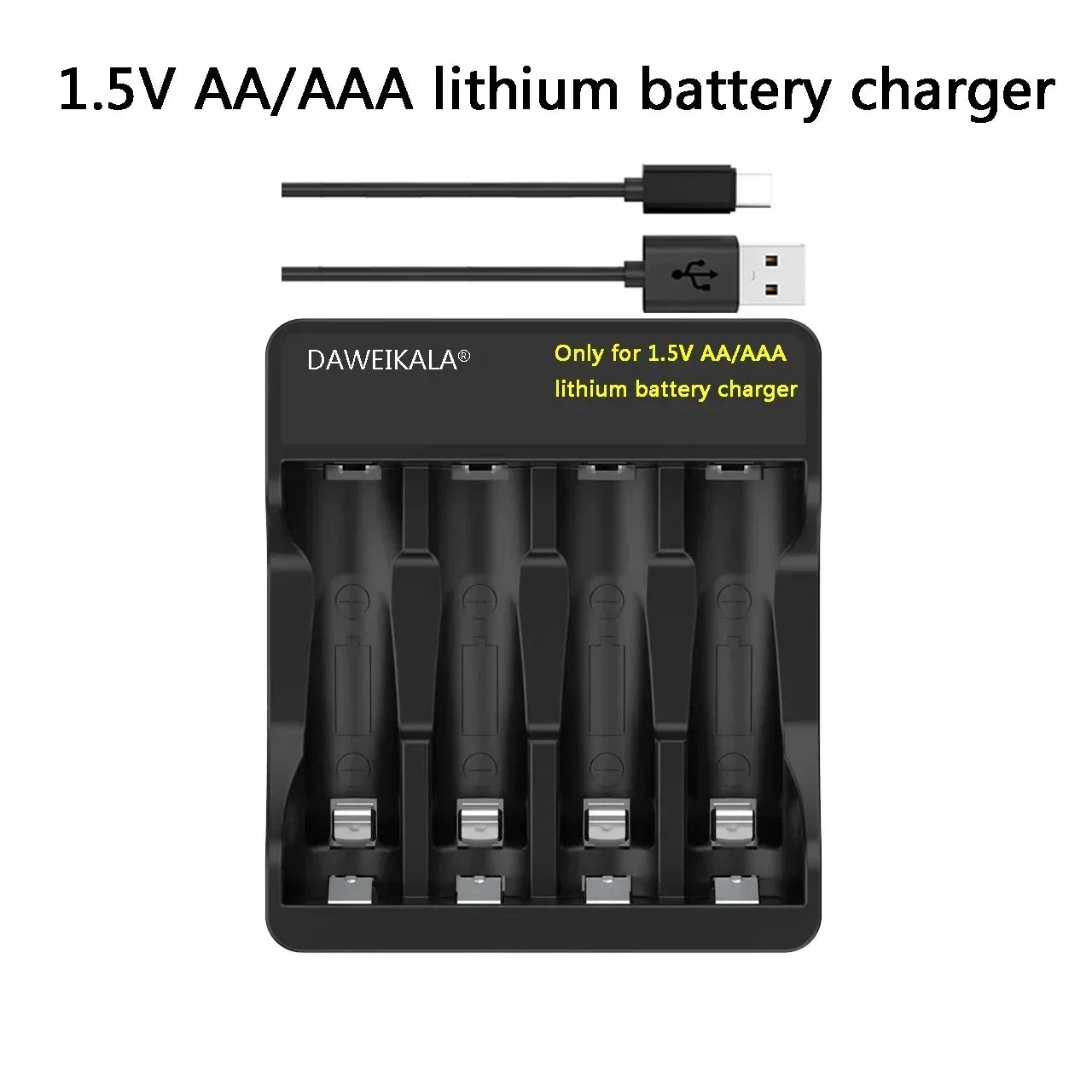 Rechargeable Lithium-ion Battery 3000mAh 1.5V AAA Battery for remote control mouse small fan Electric toy