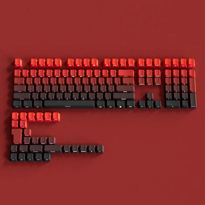 PBT Keycaps Side Print Keycap Set Double Shot Shine Through Custom Keycaps Cherry Profile For Mechanical Keyboard Keycap