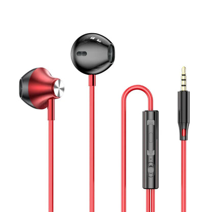 9D Stereo Type C & 3.5mm Gamers Headsets Wired Earphones In-ear Headphone HiFi Bass Earphone for Phone Earbud In Mic Handsfree
