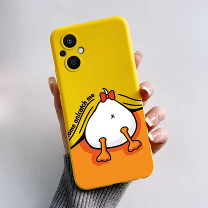 For Oppo Reno7 Z 5G Case Reno 7 8 Lite Bear Cartoon Frog Soft Silicone Phone Case For Oppo Reno 7Z 8Z Reno7Z 5G Back Cover Capa