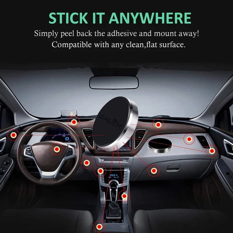 Magnetic Phone Car Holder Universal Magnetic Mount Bracket Stick on Car Dashboard Wall for iPhone Xiaomi Huawei Car Phone Holder