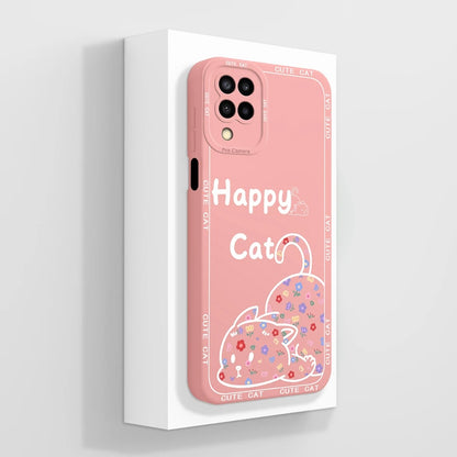 Cases For Samsung Galaxy A12 M12 F12 Back Cover Fashion Avocado Design Matte Liquid Silicone Soft Screen Protector Bumper Fundas