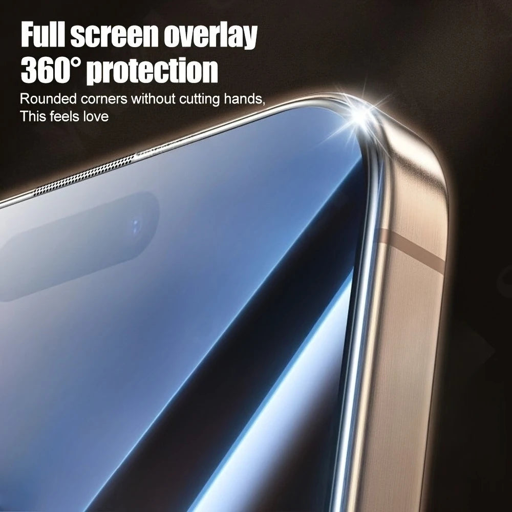 3Pcs Anti Spy Screen Protector for iPhone 17 16 15 14 Pro Max 16 15 Plus 13 12 11 Pro 17 Air XR XS Full Cover Protective Glass