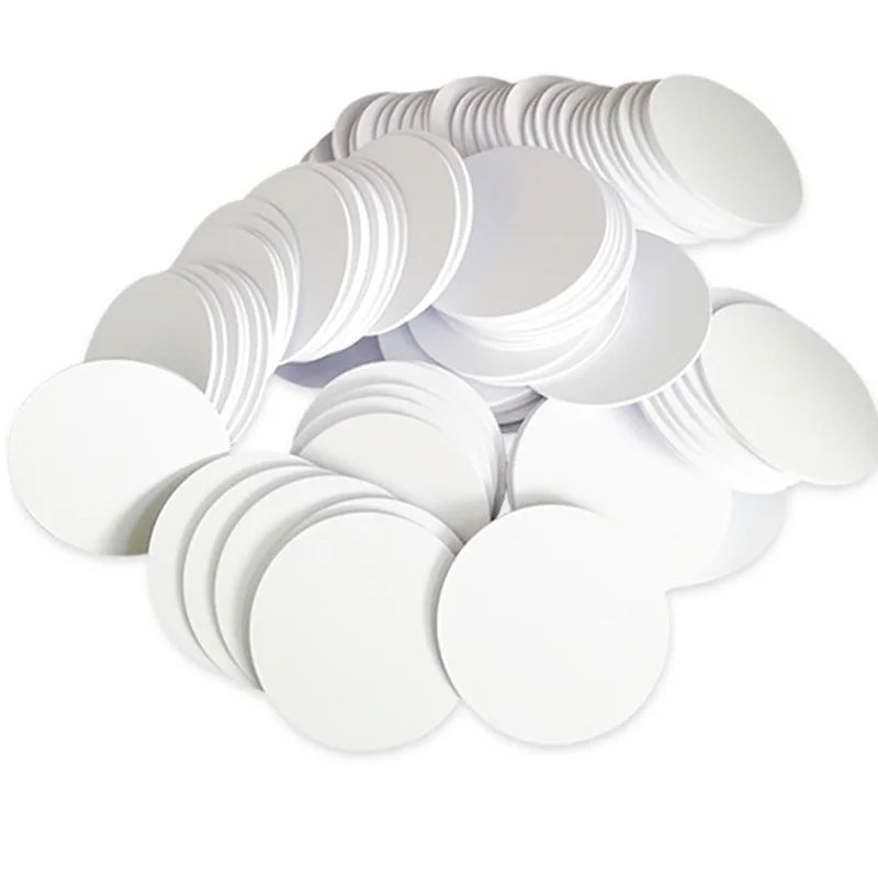 NFC Ntag215 13.56MHz NFC Coin Bonding Card Badge ISO/EC14443A 25mm Waterproof PVC 215 Electronic Tags