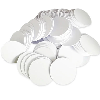 NFC Ntag215 13.56MHz NFC Coin Bonding Card Badge ISO/EC14443A 25mm Waterproof PVC 215 Electronic Tags