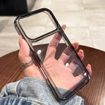 Luxury Transparent Shockproof Case For iPhone 17 16 15 14 13 12 11 Pro Max Air Plus Clear Bumper Acrylic Cases Cover
