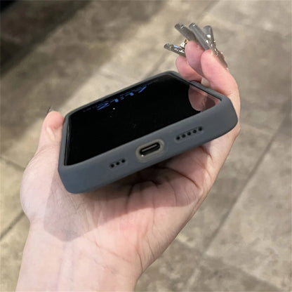 Liquid Silicone Magnetic Case For iPhone 17 16 15 13 14 12 Pro Max For Magsafe Wireless Charging Solid Color Shockproof Cover