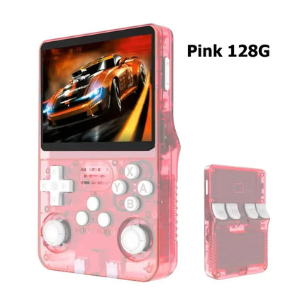 R36S Retro Handheld Game Console Linux System 3.5-inch IPS Screen 64G/128G 20000+ Games Portable Pocket Game Console