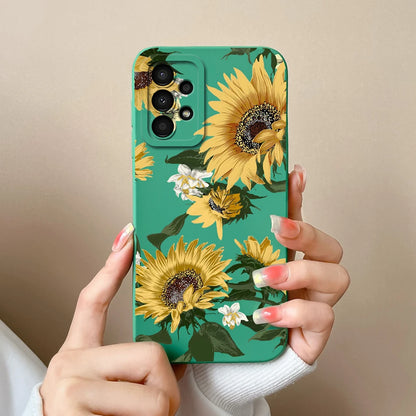 Case For Samsung Galaxy A13 A 13 4G 5G New Design Soft Liquid Silicone Full Coverage Back Cover Anti Slip Shockproof Bumper Capa