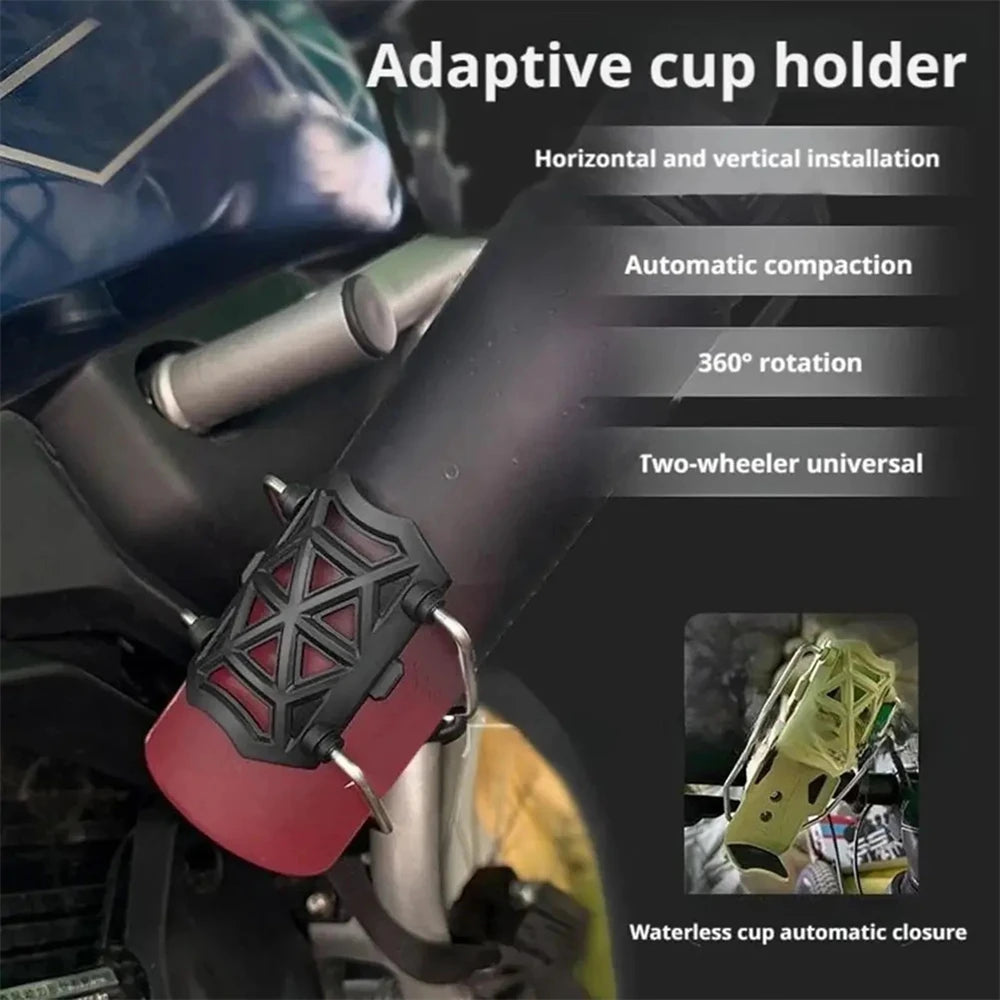 Adjustable Motorcycle Bike Cup Holder Handlebar Water Bottle Bike Mount For 32-77mm For Harley Honda Suzuki Yamaha,Kawasaki KTM