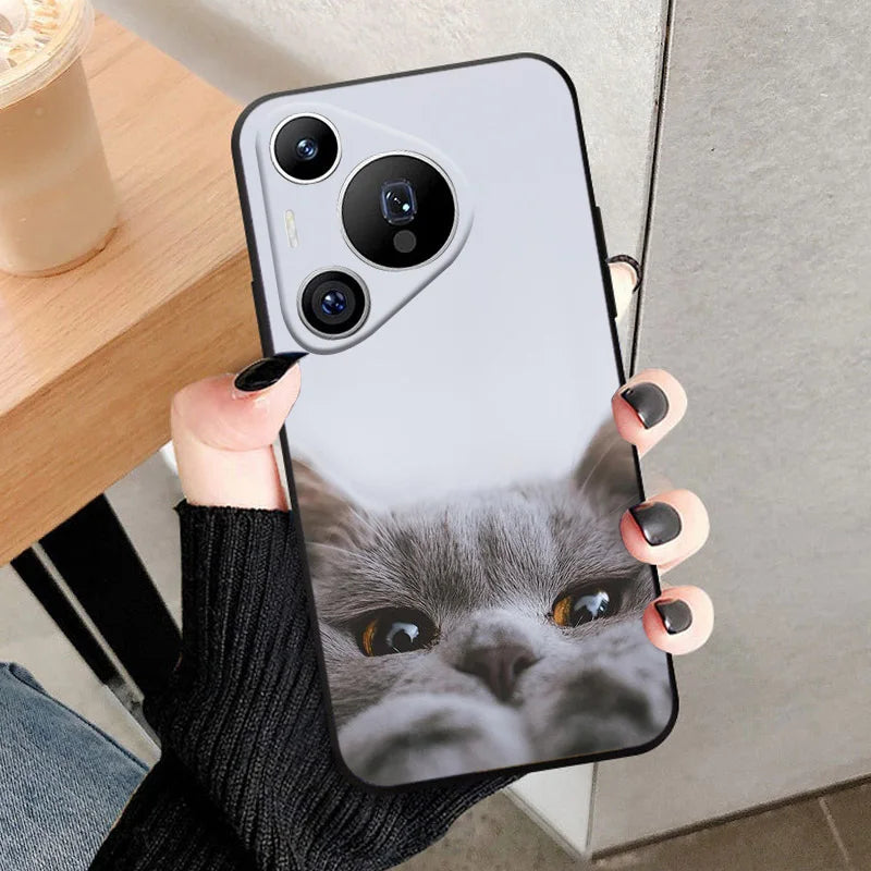For HUAWEI Pura 70 Ultra Case Cool Lion TPU Back Cover For HUAWEI Pura 70 Pro Plus Soft Silicone Phone Case Pura70 Funda Coque