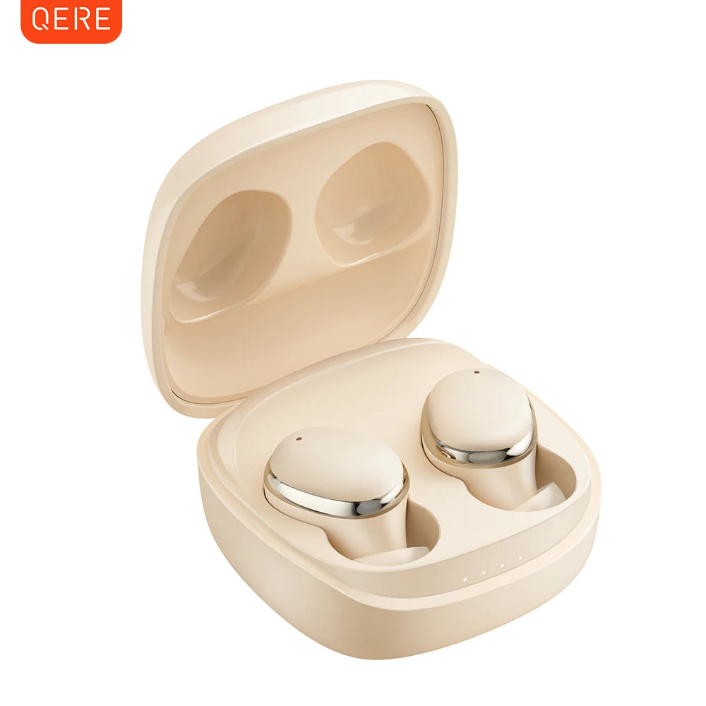 Wireless Headphones,QERE E30,NEW TWS Bluetooth 5.3,HD Microphone,HIFI Earphones,13mm Driver,Low Latency gaming waterproof Earbud