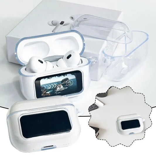 Transparent Silicone Earphone Protective Case For A9pro Anti-fall Shockproof Dustproof Wireless Bluetooth Earphones Case