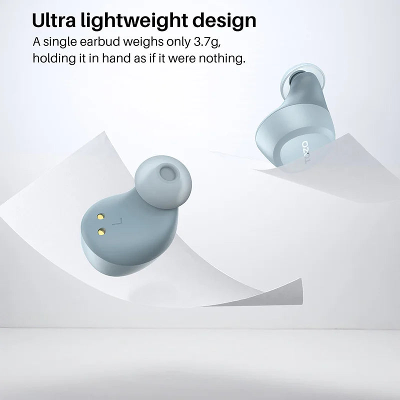 TOZO A1 Bluetooth Earphones,  Wireless Earbuds Immersive Sound Long Distance Connection Headphones Ultra Lightweight,Black