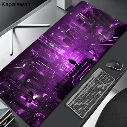 Large Personalized Art Gaming Mouse Pad Anime Rubber Edge Computer Mousepad Laptop Desk Mat Locking System for Gamers