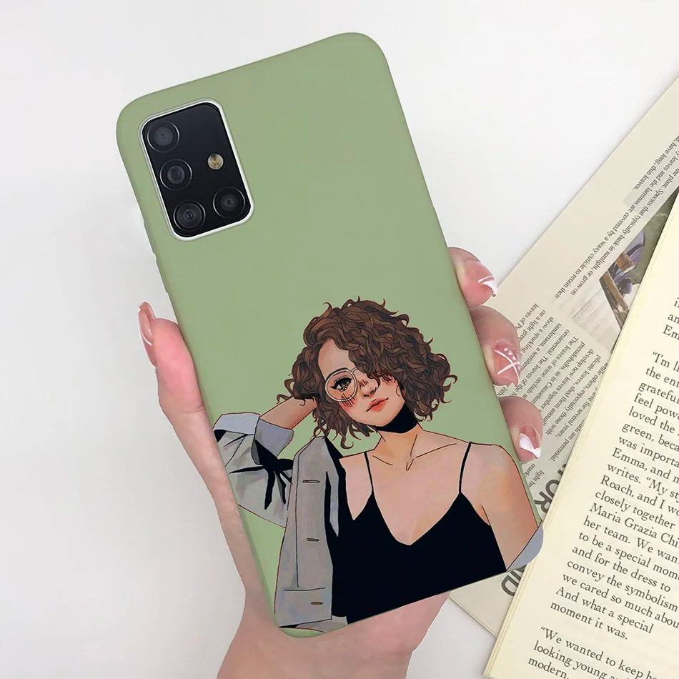 For Samsung Galaxy A51 Case Cover Soft Silicone TPU Bumper Phone Case for Samsung A31 A71 A515 A515F A 71 51 31 Coque Funda Capa