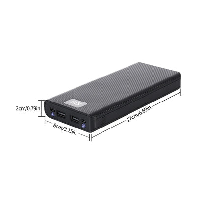 DIY 8*18650 Battery Power Bank Case 20000mAh solder-free sheath DIY power bank housing kit digital tube display