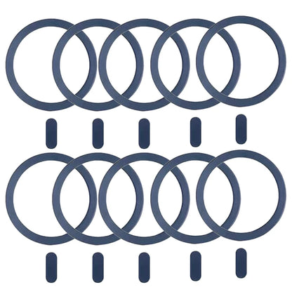 5/10Pcs Universal Metal Plate Ring for Magsafe Magnetic Wireless Charger Iron Sheet Sticker Car Phone Holder for IPhone 13 14 15