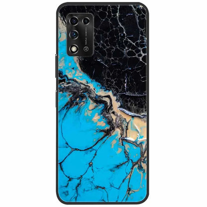 For ZTE Libero 5G II Case Marble Soft Silicone Protective Back Covers for ZTE Libero 5G III A202ZT 2022 5GIII Flower Coque TPU