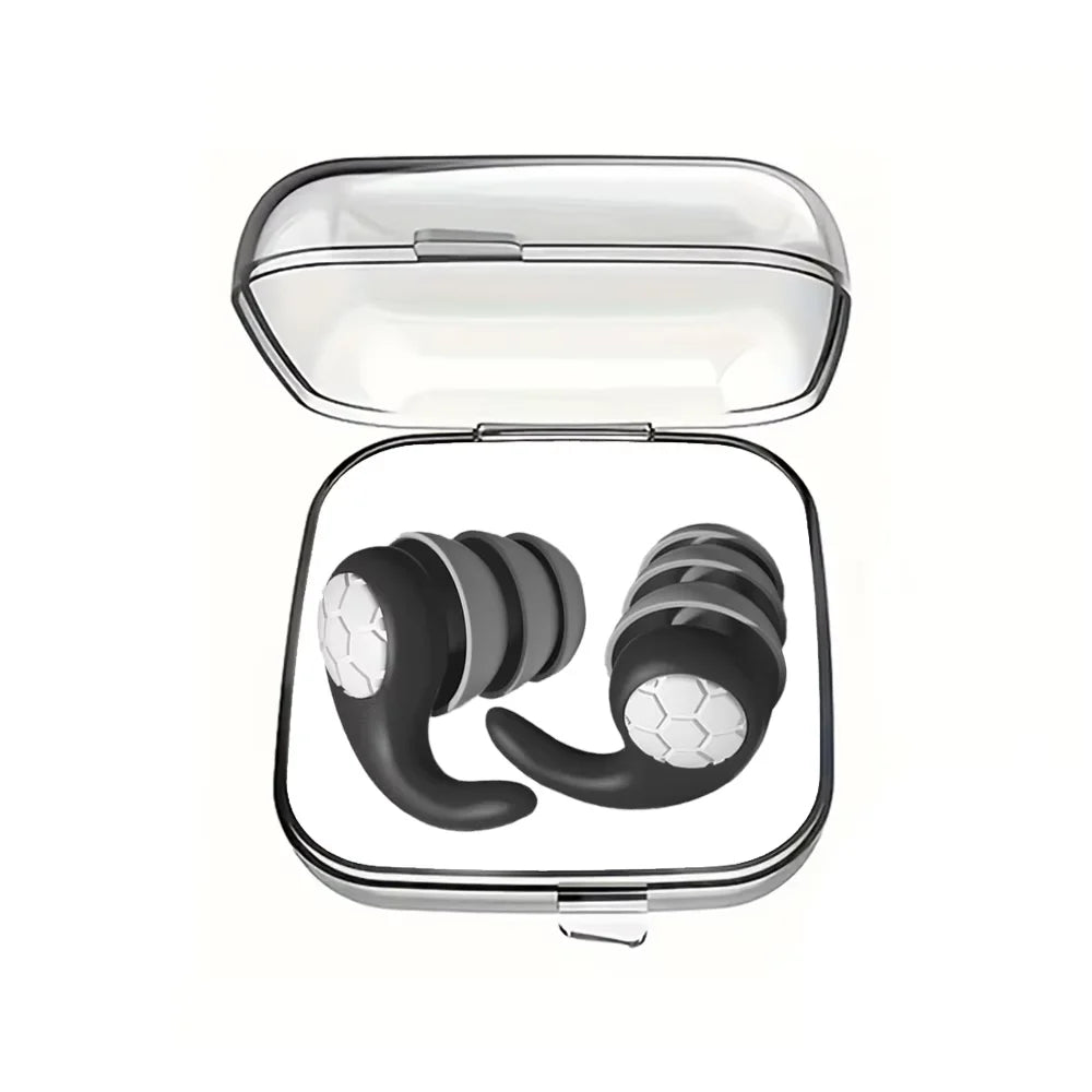 Silicone Sleeping Ear Plugs Three-Layer Noise Reduction Waterproof Earplug Professional Soundproof Earplug Earplugs For Swimming