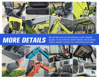 Hot sale 1.8 Ton Mini Excavator Minibagger Kubota Engine Digger Excavator Mini Pelle Chinese Cheap Small Excavator Machine
